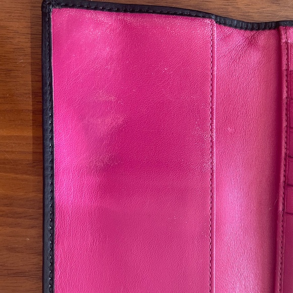 Coach Bleeker Signature Brown & Tan Snap/Buckle Wallet - Picture 7 of 15